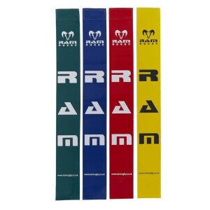 Ram Rugby Etiquetas de Rugby PVC 20 Paquete Reemplazo Duradero 16" x 2"