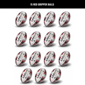 Paquete de Balones de Rugby Ram Rugby Gripper 2.0 Pro Trainer 15 Balones 2 Bolsa