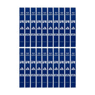 Ram Rugby PVC Tag Rugby tags in red, blue, and yellow, 16" x 2" durable replacement tags, 20 pack set