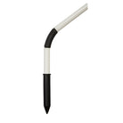 Set of four bright yellow Ram Rugby safety corner poles made from durable PVC for secure rugby field marking.