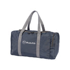 Ram Rugby Premier Team Kit Bag in black SRF material with dual handles and external zip pocket for water-resistant rugby gear storage