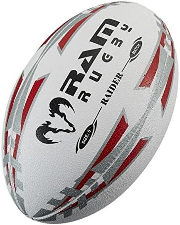 Balón de Rugby Ram Rugby Raider 2.0 Balón de Rugby Durable para Entrenamiento y Juego