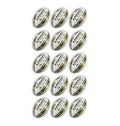 Paquete de Balones de Rugby Ram Victor 2.0 Elite para Partidos - 15 Balones Tamaño 5 y Bolsa