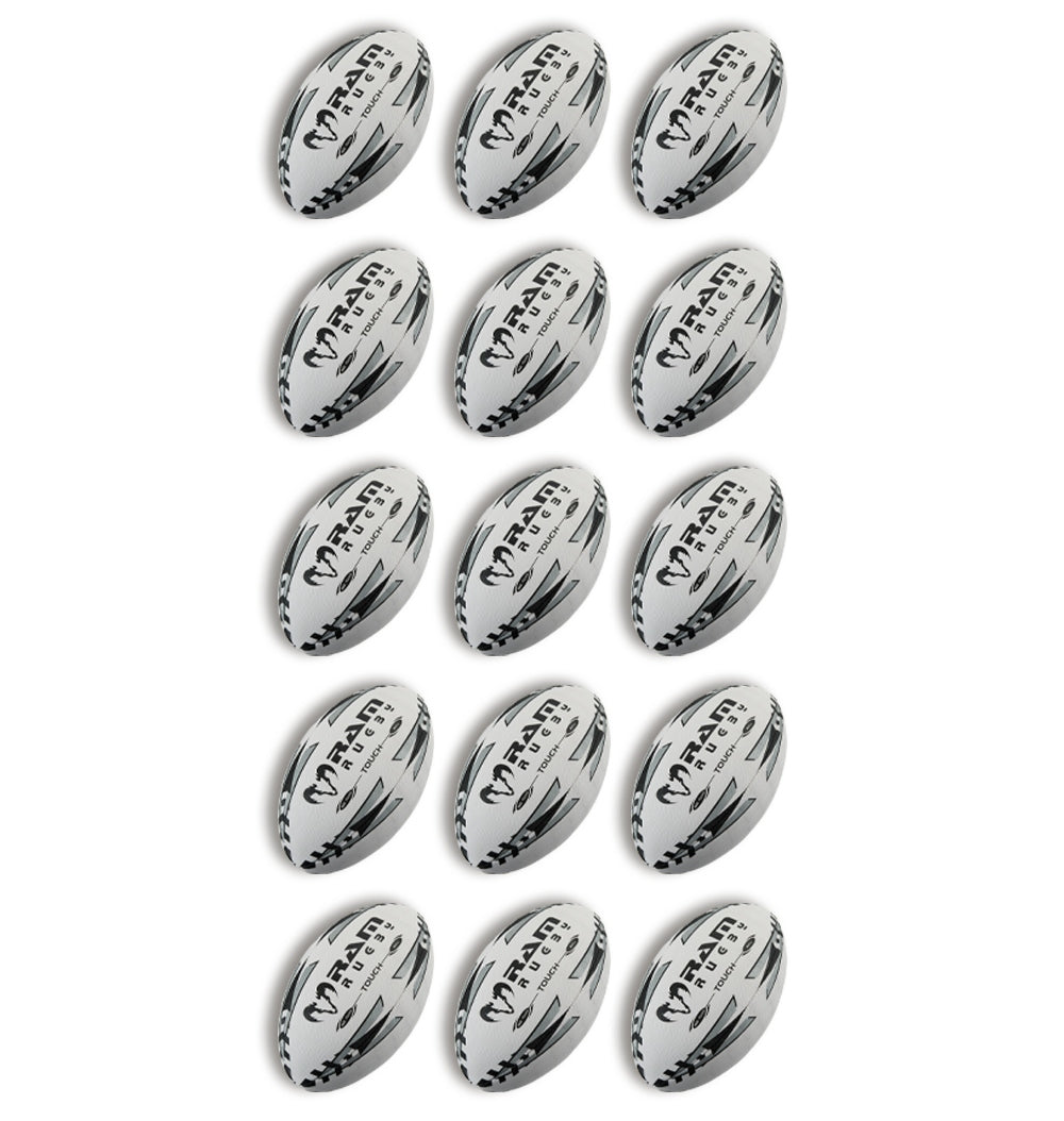 Pack de 15 x Balones de Rugby Touch Match
