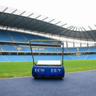 Bowdry Water Remover for rugby pitches showing lightweight foam roller and 4-wheel chassis efficiently clearing standing water