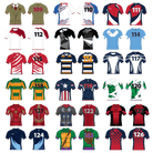 Ram Rugby Challenger Sublimated rugby shirt in mid-stretch 280gsm diamond knit, durable fabric with contoured semi-fit design