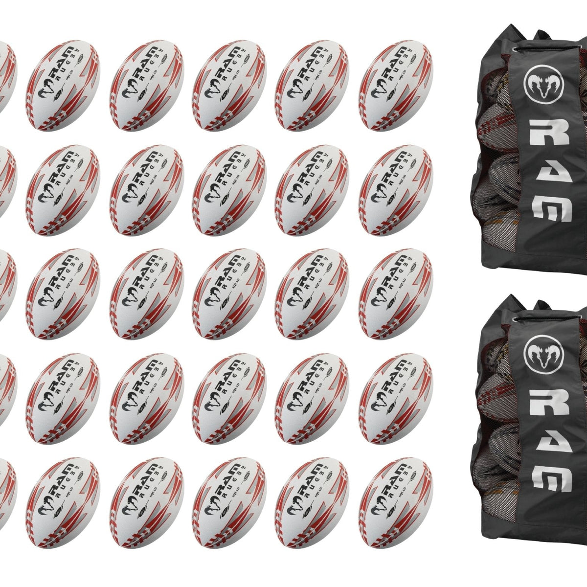 Paquete de Balones de Rugby para Entrenamiento - Ram Rugby – RAM Rugby