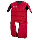 Ram Rugby Tackle Suit in black with protective PVC padding, durable 600 Denier Cordura, designed for full contact training