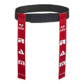 Ram Rugby Tag Rugby Set with 10 black small belts and 20 red PVC tags, designed for training and evasion drills