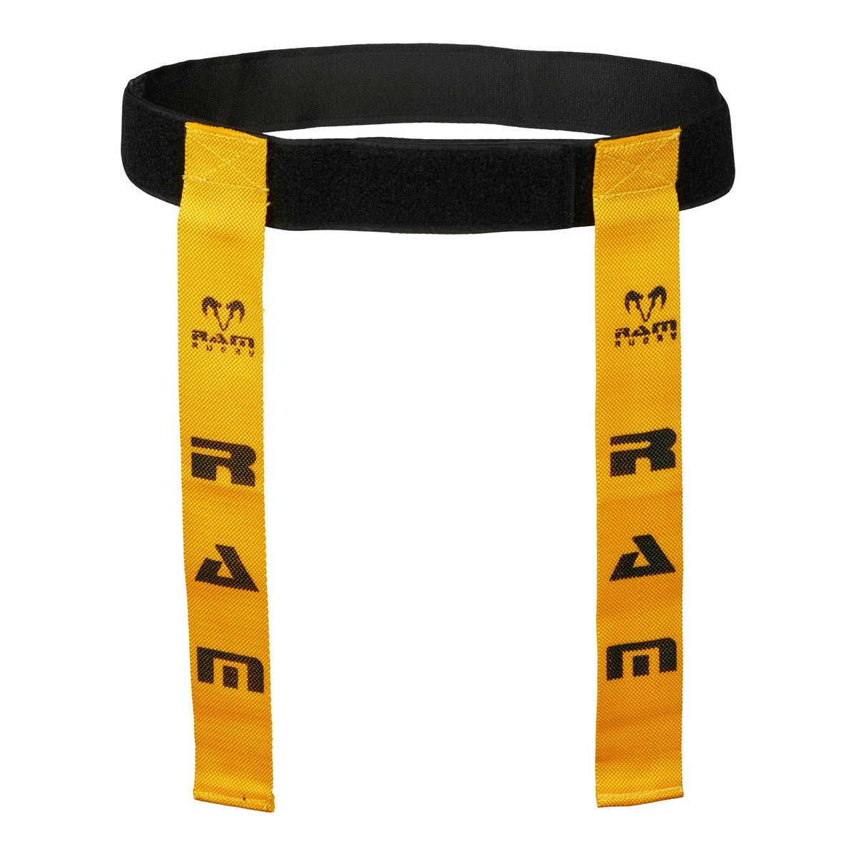 Set de rugby tag Ram Rugby: 10 cinturones pequeños y 20 cintas tejidas.